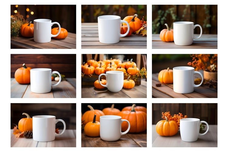 9 Halloween Mug Mockup Images | JPEG