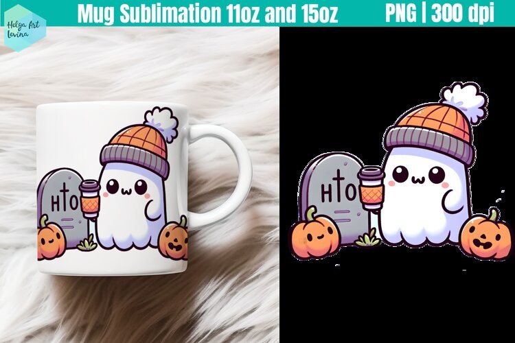 Halloween Mug Sublimation 11OZ and 15OZ example image 1