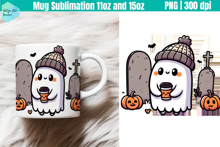 Halloween Mug Sublimation 11OZ and 15OZ