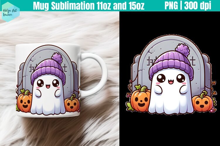 Halloween Mug Sublimation 11OZ and 15OZ example image 1