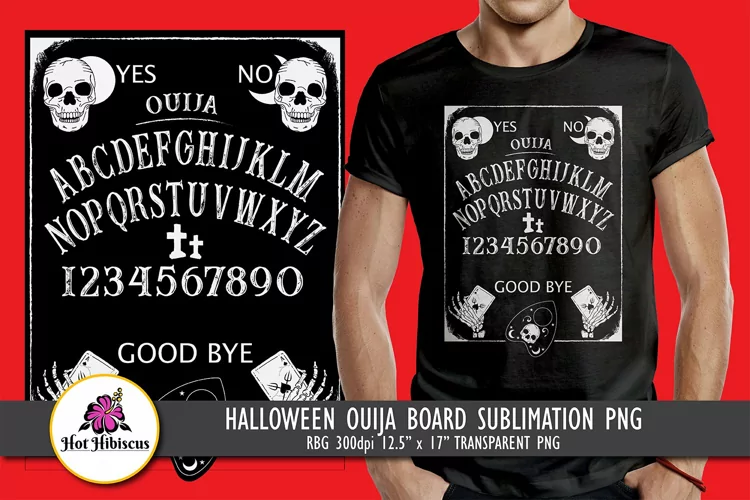 Ouija Board Sublimation | Halloween T shirt Sublimation