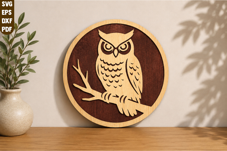 Halloween Owl laser cut SVG