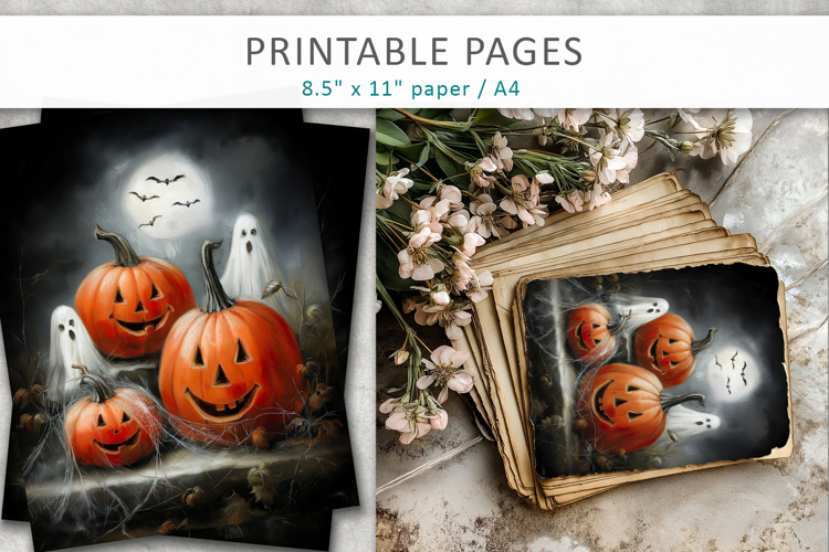 Halloween Scrapbook Paper Image 10