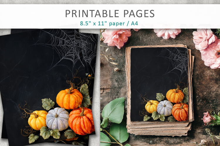 Halloween Scrapbook Paper Image 9