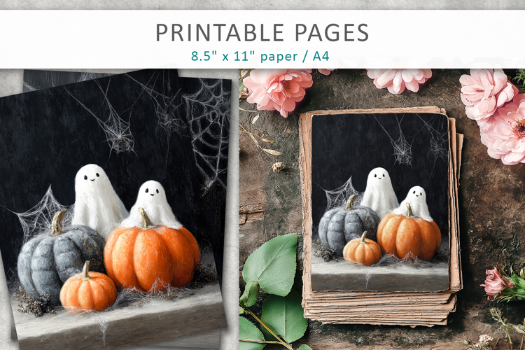 Halloween Scrapbook Paper Image 2