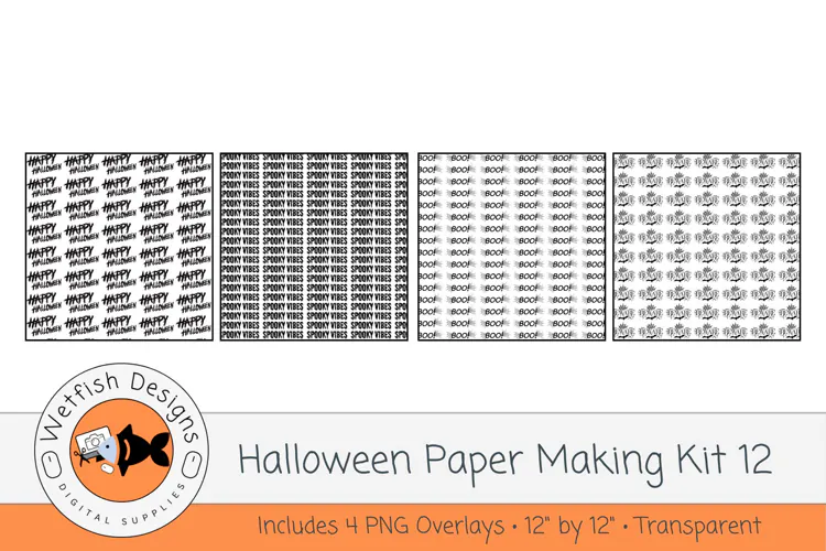Halloween Paper Making Kit 12