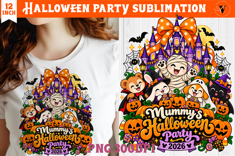 Halloween Party sublimation | Spooky Cute Ghost Pumpkin
