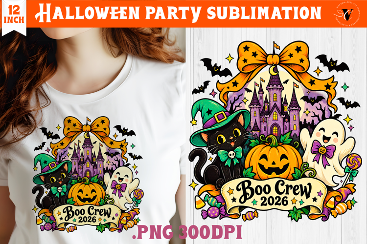 Halloween Party sublimation | Spooky Cute Ghost Pumpkin
