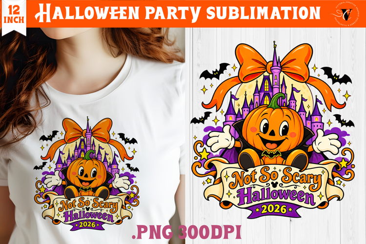Halloween Party sublimation | Spooky Cute Ghost Pumpkin