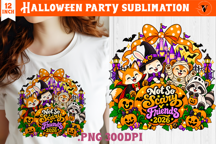 Halloween Party sublimation | Spooky Cute Ghost Pumpkin