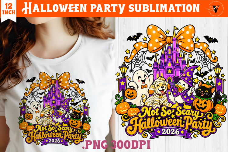 Halloween Party sublimation | Spooky Cute Ghost Pumpkin