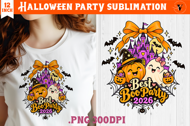 Halloween Party sublimation | Spooky Cute Ghost Pumpkin