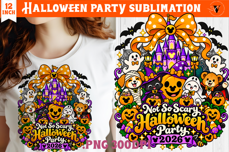 Halloween Party sublimation | Spooky Cute Ghost Pumpkin