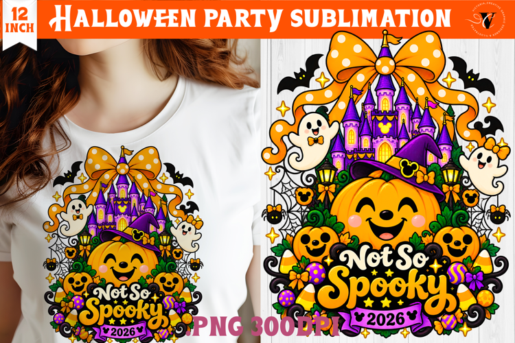 Halloween Party sublimation | Spooky Cute Ghost Pumpkin