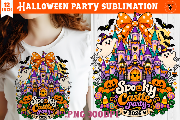Halloween Party sublimation | Spooky Cute Ghost Pumpkin