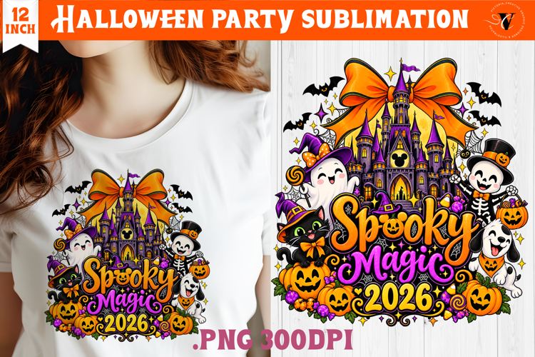 Halloween Party sublimation | Spooky Cute Ghost Pumpkin
