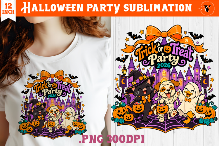Halloween Party sublimation | Spooky Cute Ghost Pumpkin
