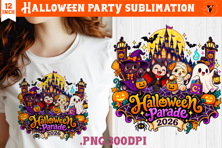Halloween Party sublimation | Spooky Cute Ghost Pumpkin