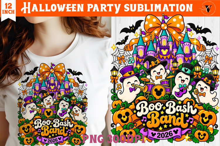 Halloween Party sublimation | Spooky Cute Ghost Pumpkin