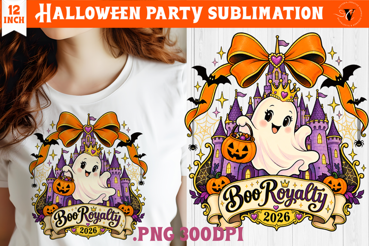 Halloween Party sublimation | Spooky Cute Ghost Pumpkin