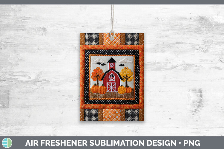 GorgeousHalloween Patchwork Air Freshener design.