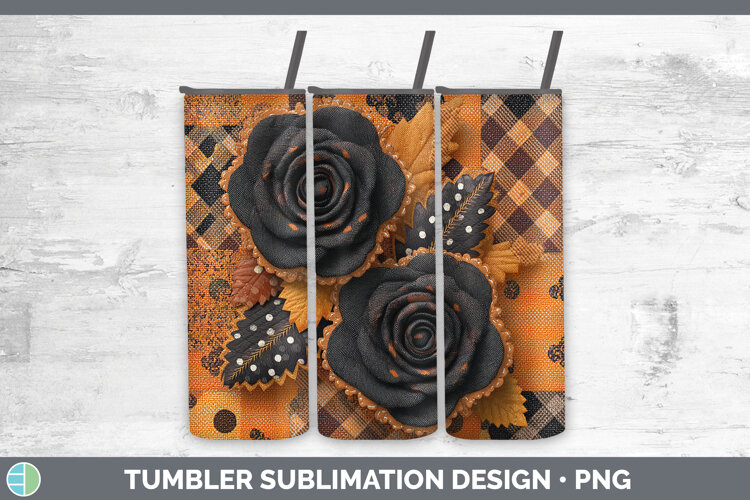 GorgeousHalloween Patchwork Tumbler design.