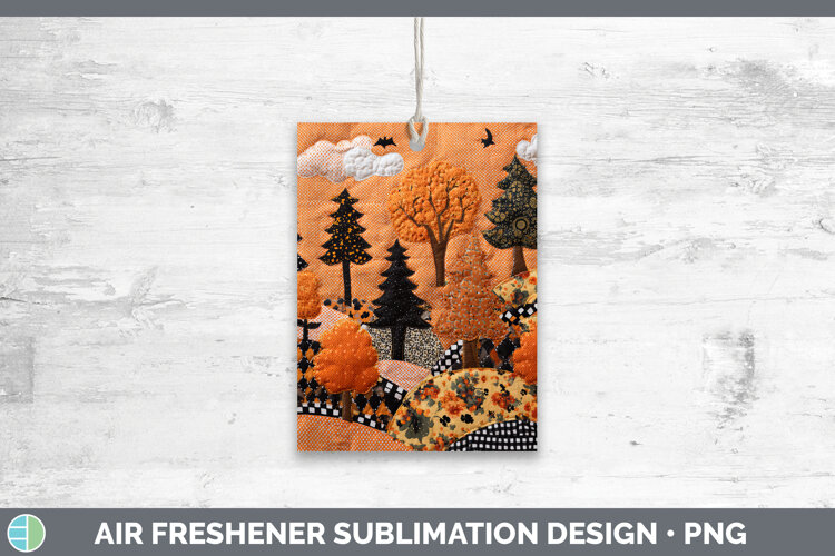 GorgeousHalloween Patchwork Air Freshener design.