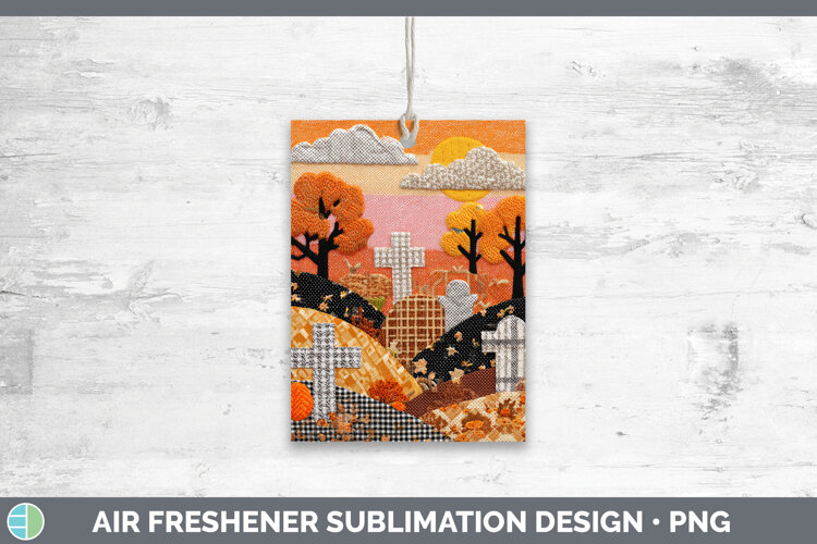 GorgeousHalloween Patchwork Air Freshener design.