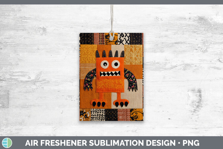 GorgeousHalloween Patchwork Air Freshener design.