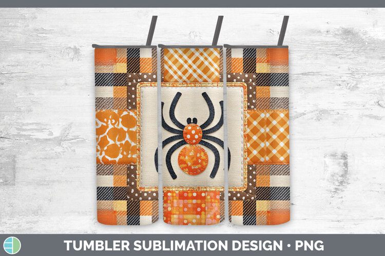 GorgeousHalloween Patchwork Tumbler design.