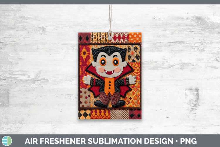 GorgeousHalloween Patchwork Air Freshener design.