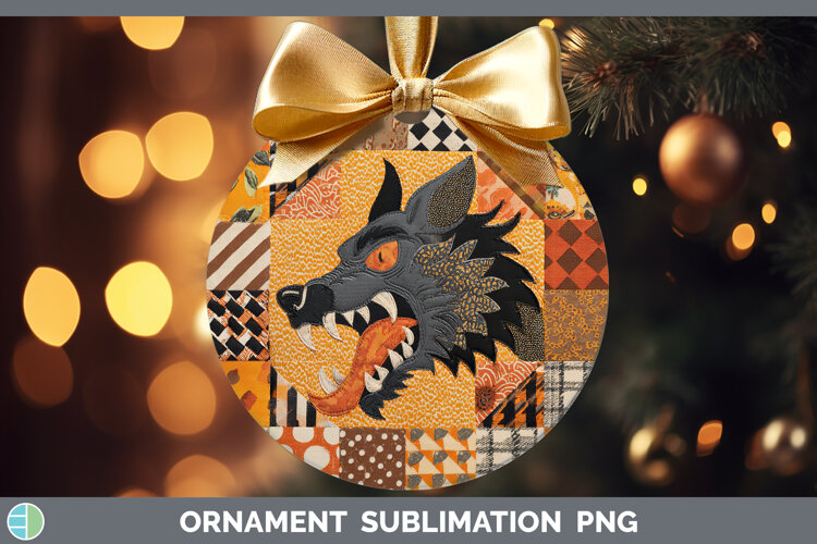 GorgeousHalloween Patchwork Ornament design.