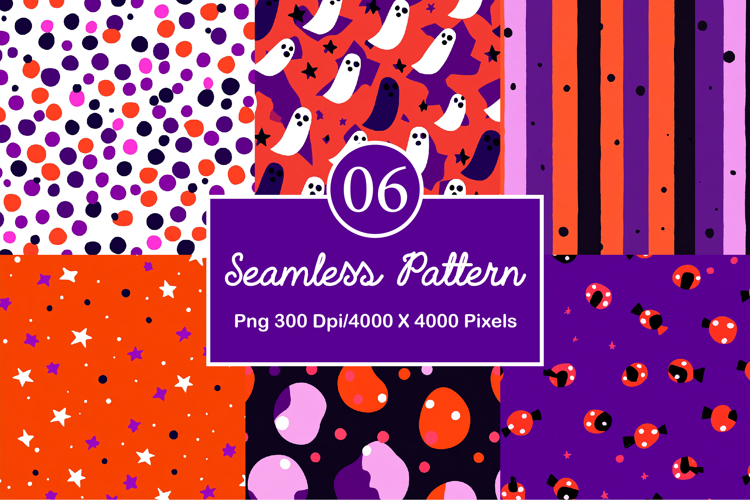 Halloween Pattern Backgrounds example image 1