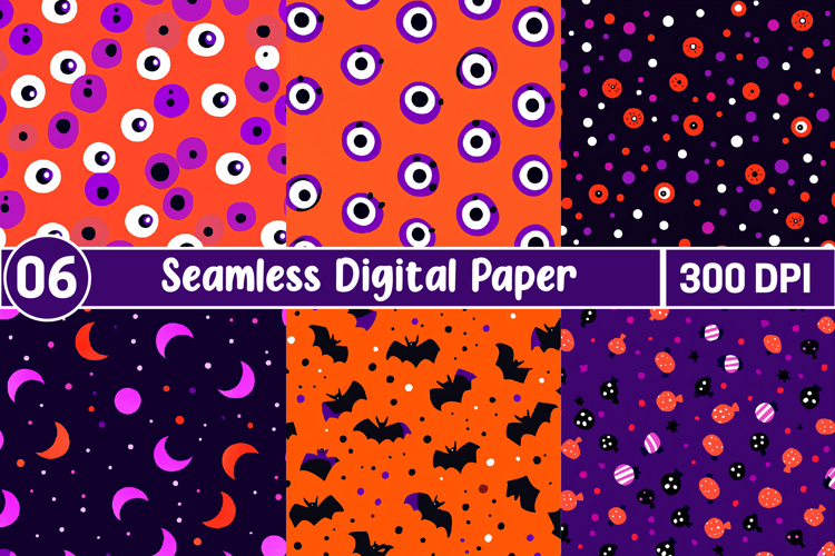 Halloween Pattern Backgrounds example image 1