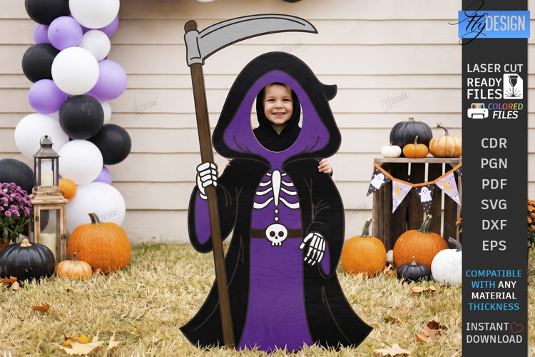 Halloween Photo Board Character Laser Cut | Face in Hole