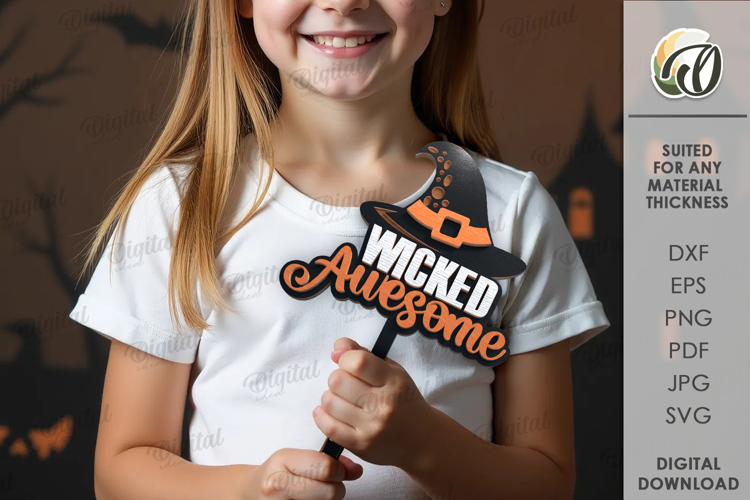 Halloween Photo Booth Props Laser Cut. Halloween SVG