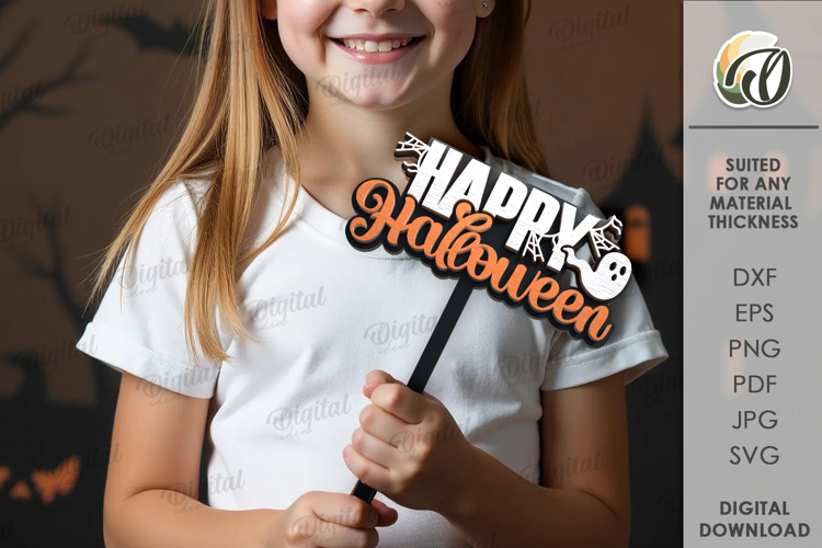 Halloween Photo Booth Props Laser Cut. Halloween SVG