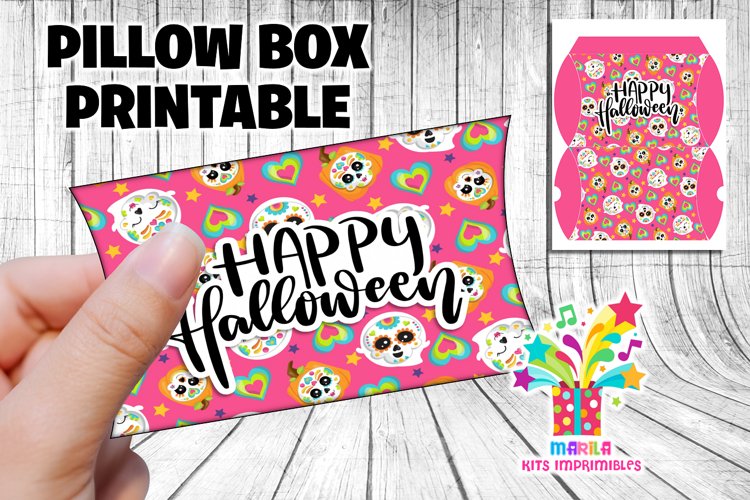 Happy Halloween Pillow Box Designs #21 example image 1
