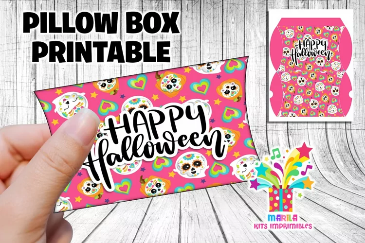 Happy Halloween Pillow Box Designs #21