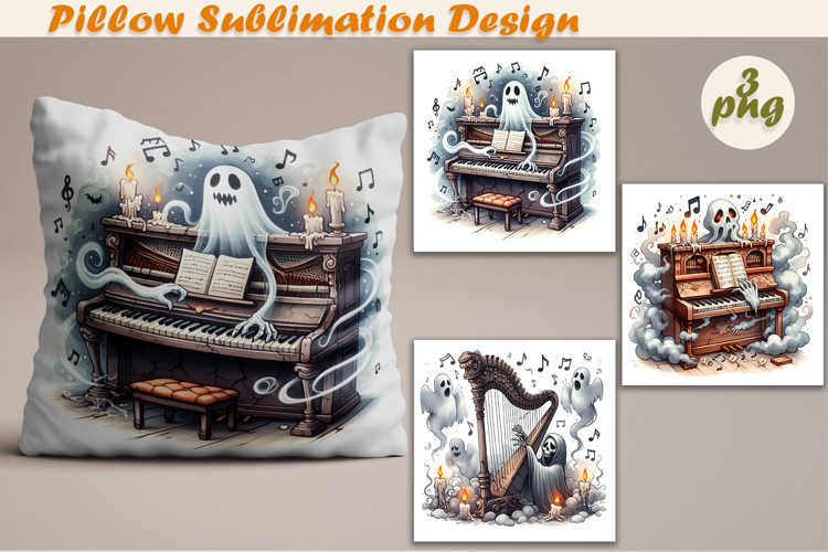Crazy Halloween | Pillow Sublimation Design
