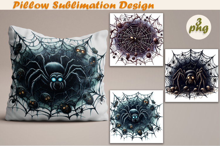 Crazy Halloween | Pillow Sublimation Design