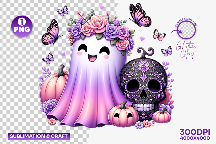 Cute Skull Clipart Image 21