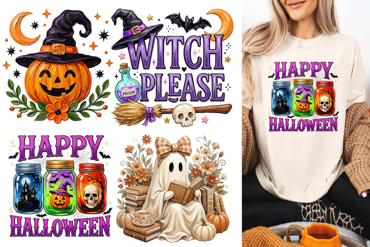 Halloween PNG Sublimation Design