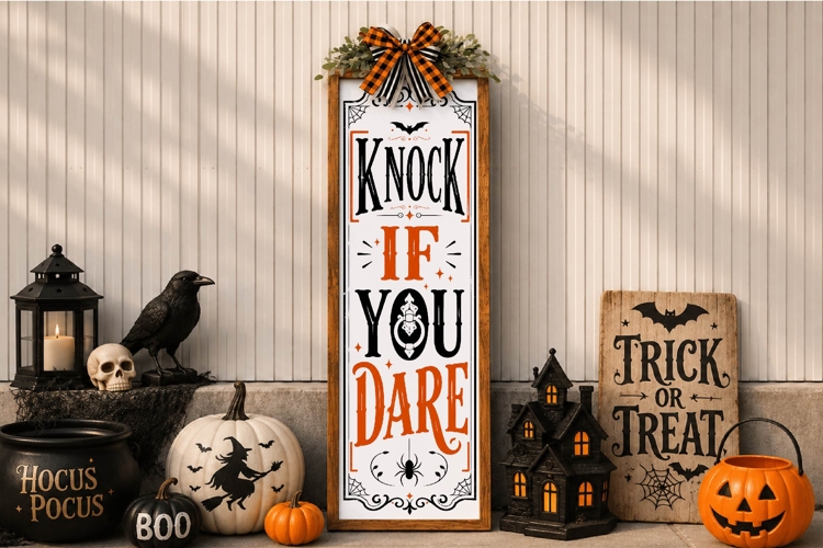 Halloween Porch Sign Png