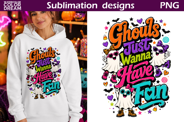 Funny Halloween Ghosts | Hoodie Sublimation