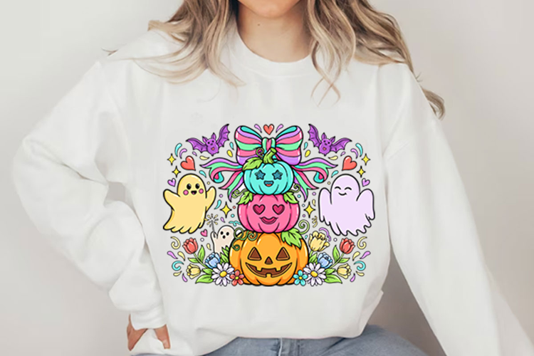 Halloween Pumpkin Ghost PNG Designs