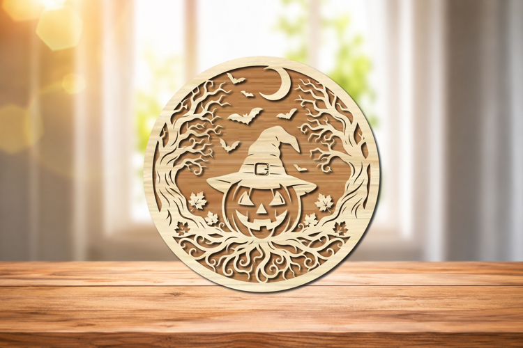 Halloween Pumpkin Laser Cut SVG