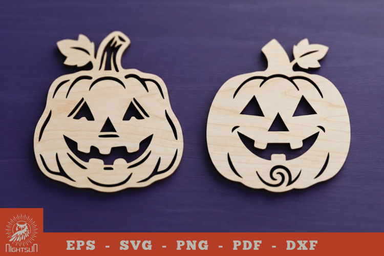 Halloween Pumpkin Lasercut Decoration SVG