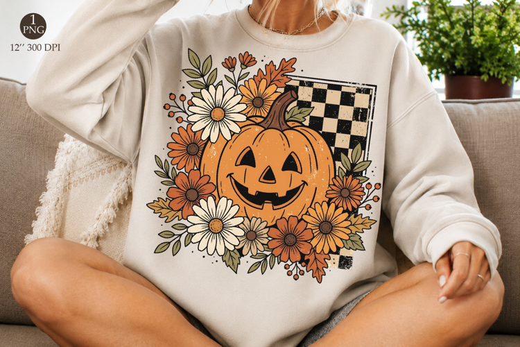 Halloween Pumpkin PNG, Funny Halloween Sublimation