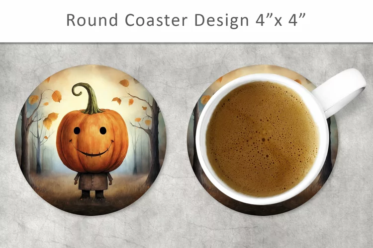Halloween round coaster, halloween magnets